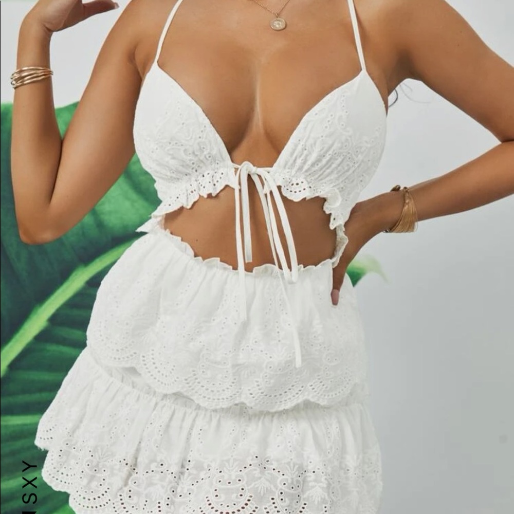 White sun dress